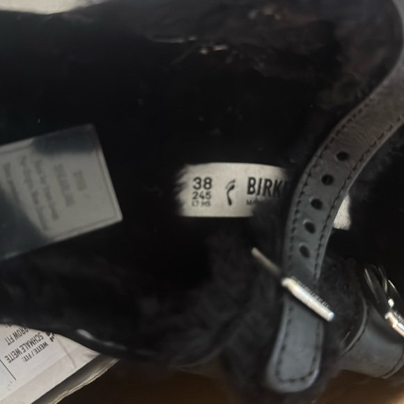 Birkenstock Florida Fresh Shearling Black asst asa - Picture 5 of 5